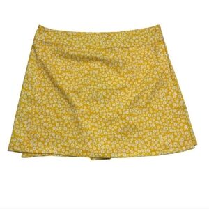 RIP Skirt Hawaii Yellow Ditsy Daisy Skirt Size Small